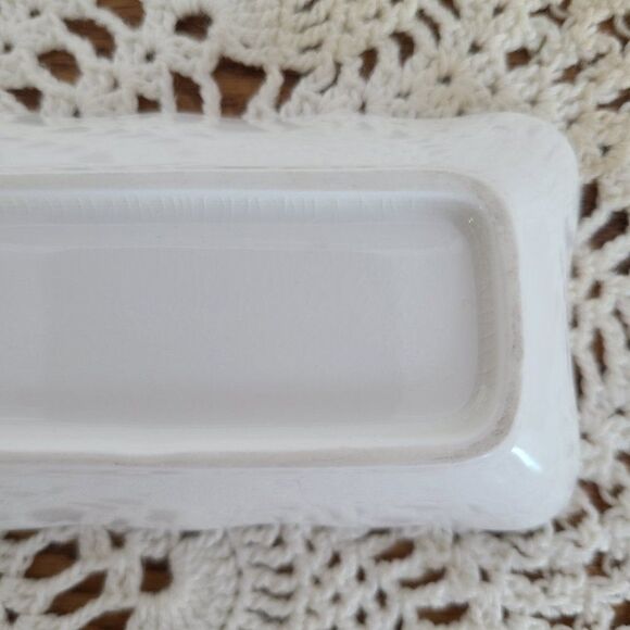 Aynsley England Mint Tray 8-1/4" Fine English Bone China Famille Rose Pattern - Picture 13 of 15